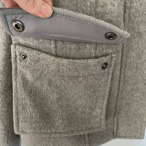 Calvin Klein Wool Military Jacket Size 4 - Picture 3 of 11